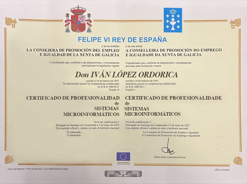 Certificate FP